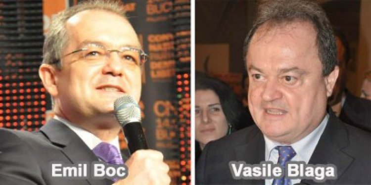 Boc îi dă lecţii lui Blaga despre ce ar trebui să facă un lider al PDL